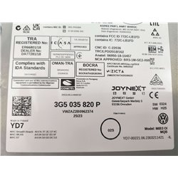3G5035820P VW Multimedia Navigation MIB3 DAB BT WLAN