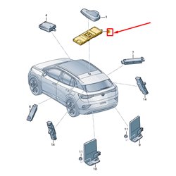 1EA035741K Original VW ID.4 ID.5 Kommunikationssteuergerät