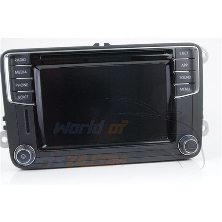 5K7035200L VW Radio Composition Touch CD SD Bluetooth Jetta / 163